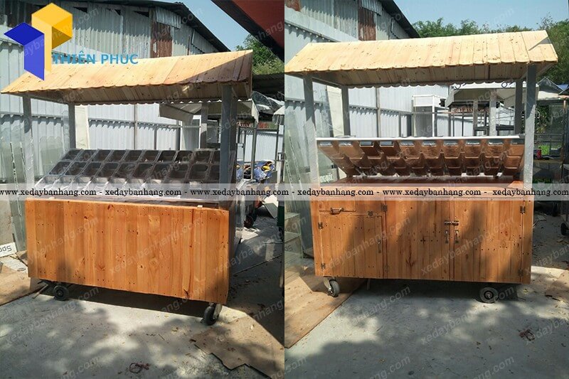 xe bán xiên que nướng