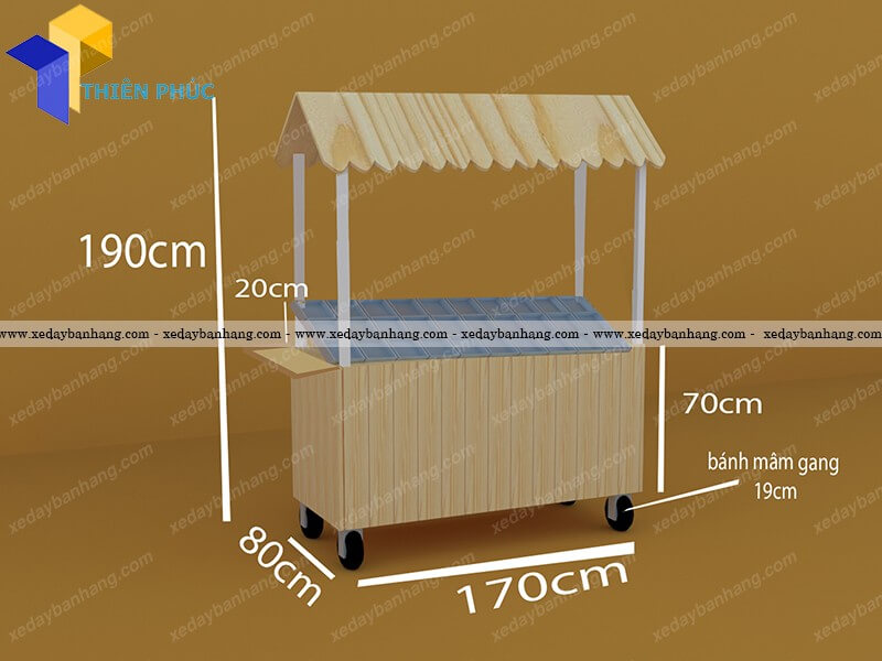 xe xiên que gỗ đẹp