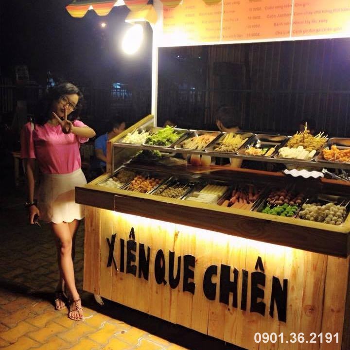 xe bán hàng lưu động mini dễ thương      