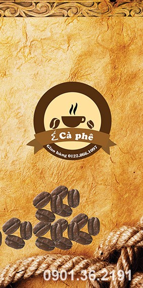 xe bán cà phê lưu động dễ thương      