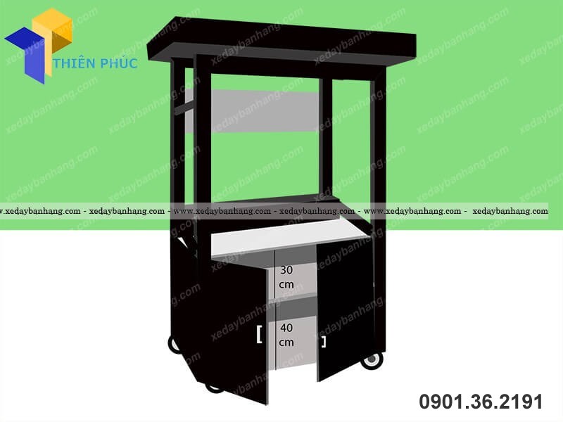 xưởng sản xuất xe inox bán trà sữa giá rẻ tại xưởng      