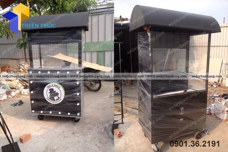 xưởng sản xuất xe inox bán trà sữa giá tốt      