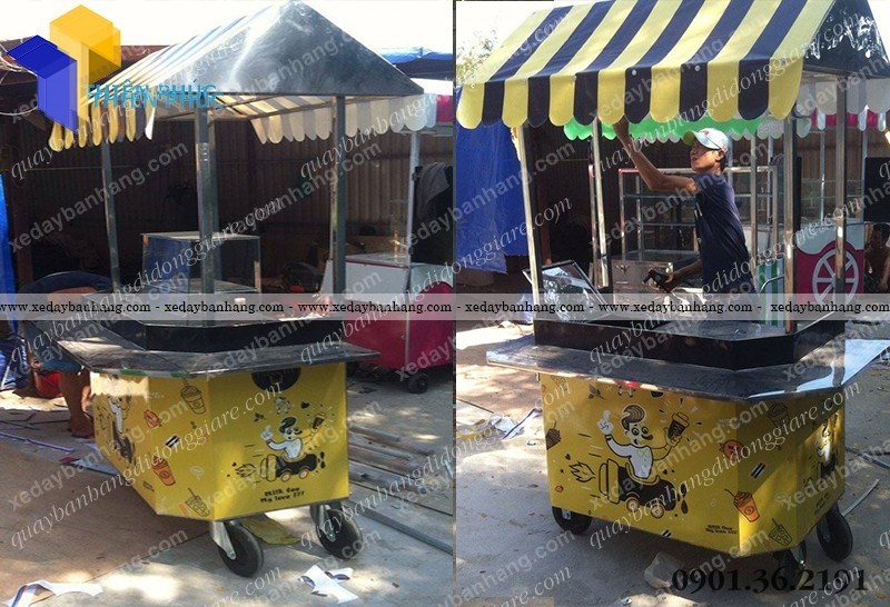 noi san xuat xe ban tra sua inox tai hcm