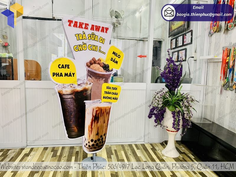 biển hiệu quảng cáo ly cafe giá rẻ