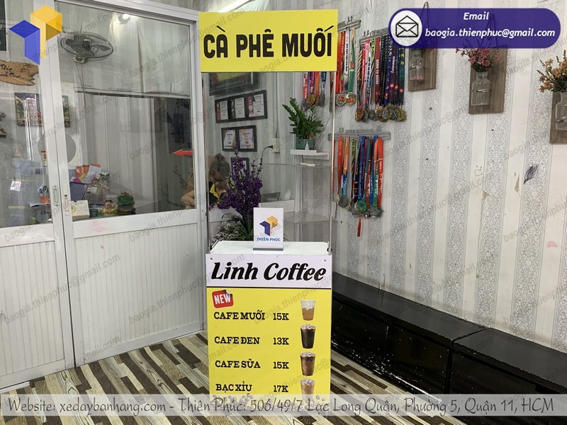 booth bán cafe di động